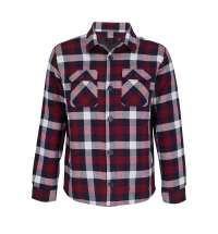 Куртка-рубашка оверсайз унисекс Noah, бордовая