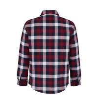 Куртка-рубашка оверсайз унисекс Noah, бордовая