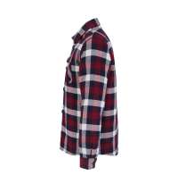 Куртка-рубашка оверсайз унисекс Noah, бордовая