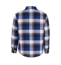 Куртка-рубашка оверсайз унисекс Noah, синяя