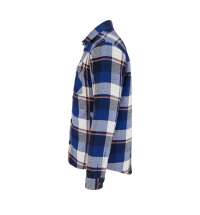 Куртка-рубашка оверсайз унисекс Noah, синяя