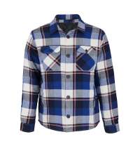 Куртка-рубашка оверсайз унисекс Noah, синяя