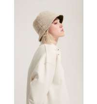 Панама Bucket двусторонняя, темно-серая с бежевым