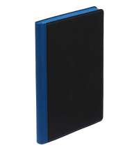 Ежедневник Nice Twice, недатированный, черный с синим