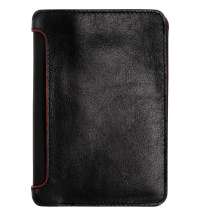 Автобумажник Arrival, черный с красным