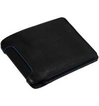 Портмоне Arrival, черное с синим