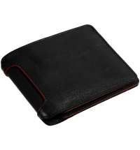 Портмоне Arrival, черное с красным