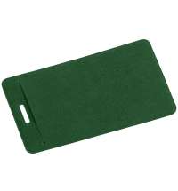 Чехол для пропуска с ретрактором Devon, темно -зеленый