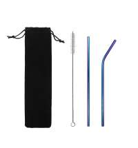 Набор многоразовых трубочек гальванических Оnlycofer Х black