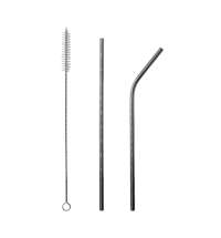 Набор многоразовых трубочек Оnlycofer black