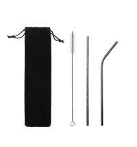 Набор многоразовых трубочек Оnlycofer black