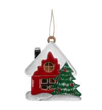 Ёлочная игрушка Домик