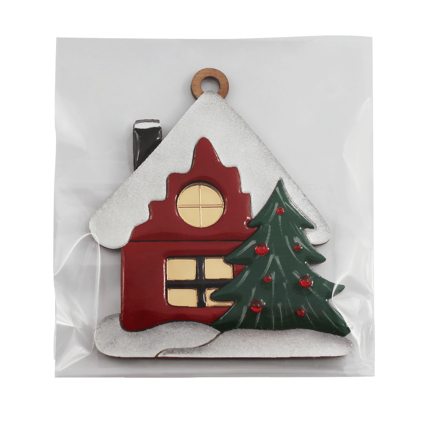 Ёлочная игрушка Домик