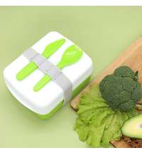 Ланч-бокс Lunch Green Line со столовыми приборами