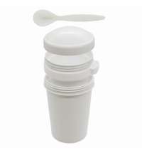 Ланч-бокс Cereal to go Green Line с ложкой