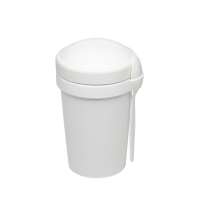 Ланч-бокс Cereal to go Green Line с ложкой