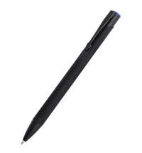 Ручка металлическая Саншайн софт-тач (цветная гравировка), синий