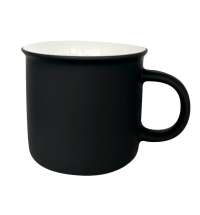 Кружка Camping, софт тач, черный