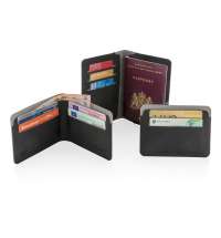 Держатель для карт Quebec RFID с защитой от сканирования RFID, черный