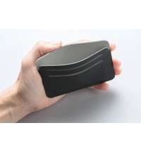 Держатель для карт Quebec RFID с защитой от сканирования RFID, черный