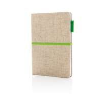 Экоблокнот из джутового хлопка, А5