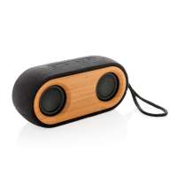 Колонка с двумя динамиками Bamboo X, черный