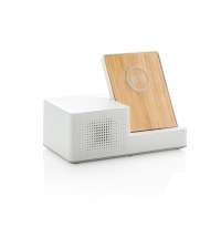 Беспроводная док-станция с колонкой «Ontario» 5W, белый