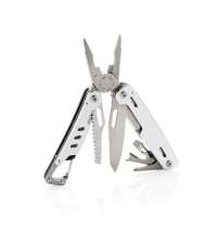 Мультитул с карабином, серебряный