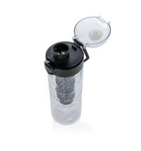 Герметичная бутылка для воды с контейнером для фруктов Honeycomb, черный