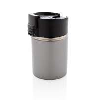 Компактная вакуумная кружка Bogota с керамическим покрытием, серый