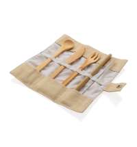 Многоразовый эко-набор столовых приборов Bamboo