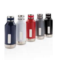 Герметичная вакуумная бутылка с шильдиком