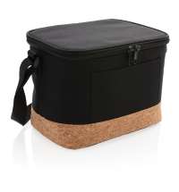 Двухцветная сумка-холодильник с пробковой отделкой