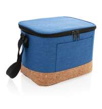 Двухцветная сумка-холодильник с пробковой отделкой