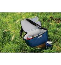 Двухцветная сумка-холодильник с пробковой отделкой