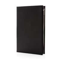 Блокнот Swiss Peak из PU с карманом на молнии, А5