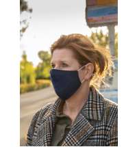 Двухслойная многоразовая маска из хлопка