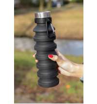 Герметичная складная силиконовая бутылка