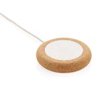 Док-станция из пробки и пшеничной соломы с функцией беспроводной зарядки, 5 Вт