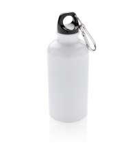 Спортивная алюминиевая бутылка с карабином