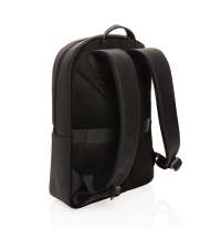 Рюкзак для ноутбука Swiss Peak Deluxe из экокожи (без ПВХ)