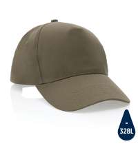 Бейсболка Impact из переработанного хлопка AWARE™, 5 клиньев, 190 г/м2