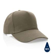Бейсболка Impact из переработанного хлопка AWARE™, 5 клиньев, 280 г/м2