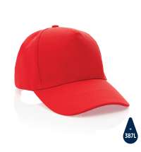 Бейсболка Impact из переработанного хлопка AWARE&trade;, 5 клиньев, 280 г/м2