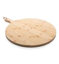Круглая сервировочная доска из бамбука Ukiyo