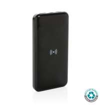 Внешний аккумулятор из переработанного пластика для беспроводной зарядки (стандарт RCS), 8000 мАч