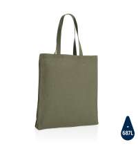 Сумка-шоппер Impact с плоским дном из переработанного хлопка AWARE™, 145 г