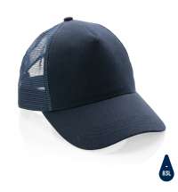 Бейсболка Impact c сеткой из переработанного хлопка AWARE™, 5 клиньев, 190 г