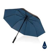 Двухцветный плотный зонт Impact из RPET AWARE™ с автоматическим открыванием, d120 см