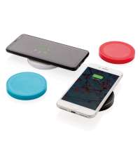 Док-станция для беспроводной зарядки Round, красная